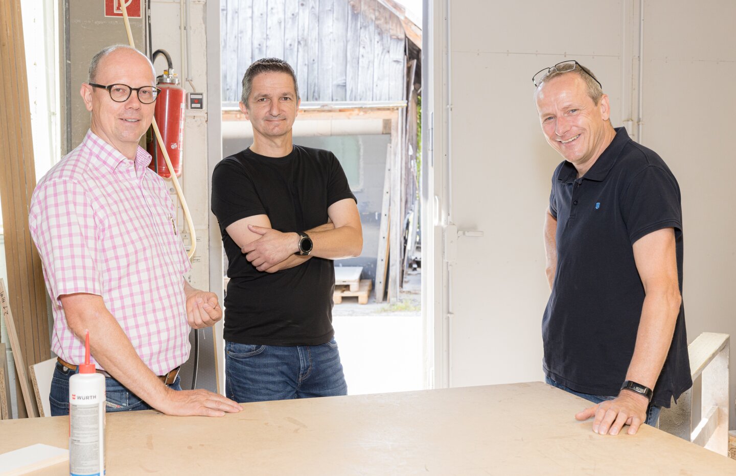 Peter Polzer, Markus Strenzl, Axel Bieber entwickeln und produzieren smarte Möbel